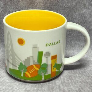 Starbucks 2015 You Are Here Collection Dallas Mug 14oz Ceramic Coffee Cup